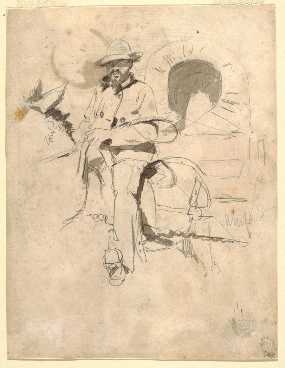 Studie af en Teamster af Winslow Homer