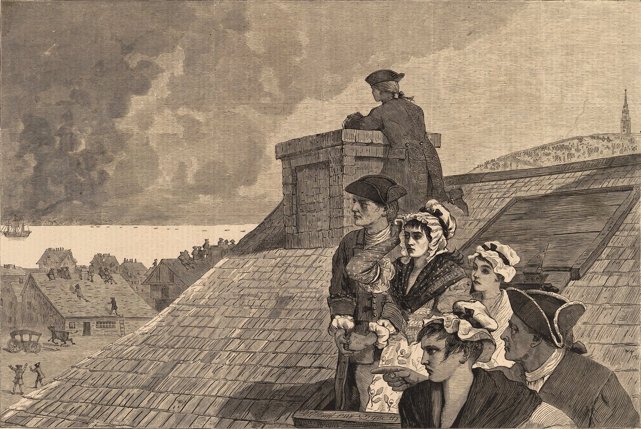 Slaget ved Bunker Hill - at se kampen fra Cobb
