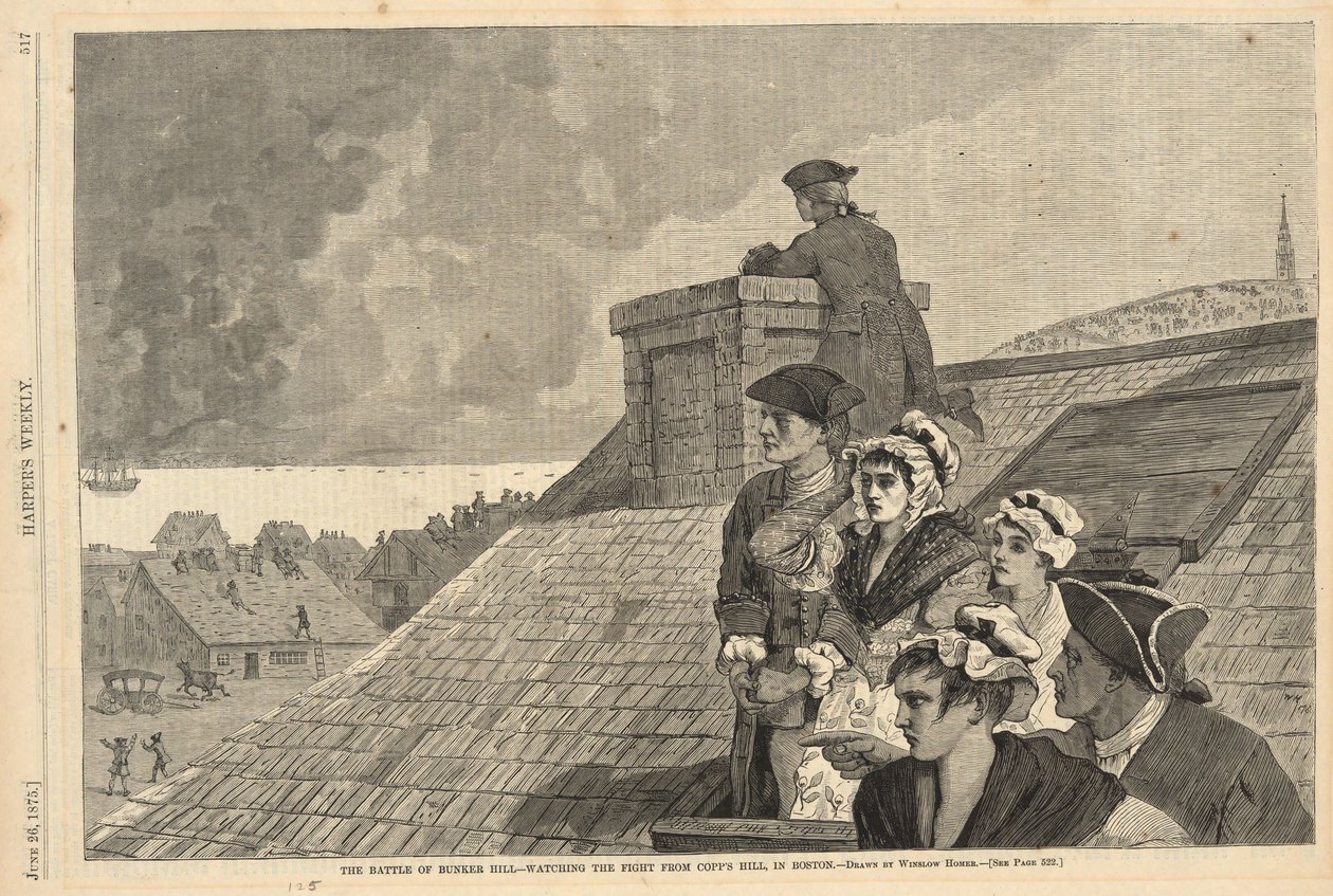 Slaget ved Bunker Hill - Flugten set fra Copp