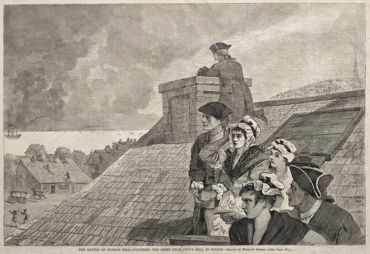 Slaget ved Bunker Hill - Kampen set fra Copp
