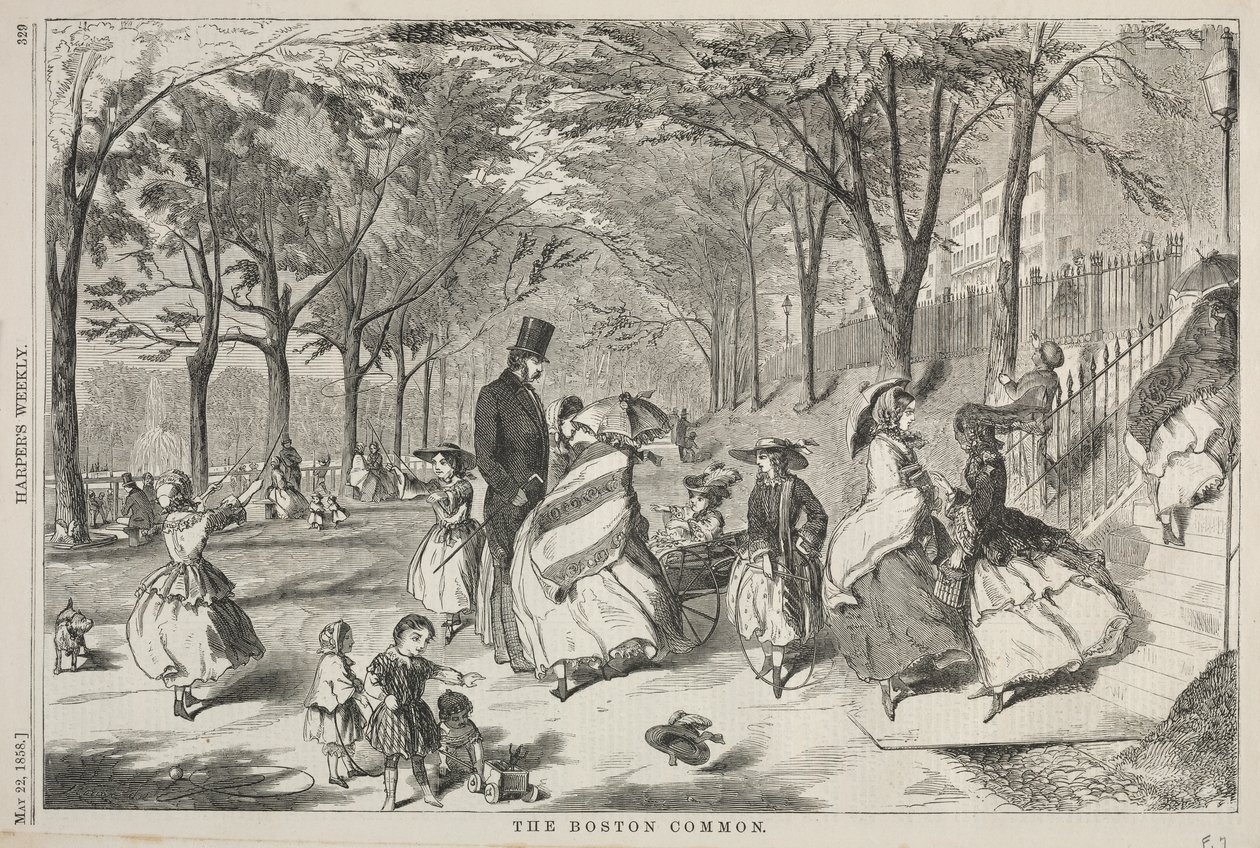 Boston Common af Winslow Homer