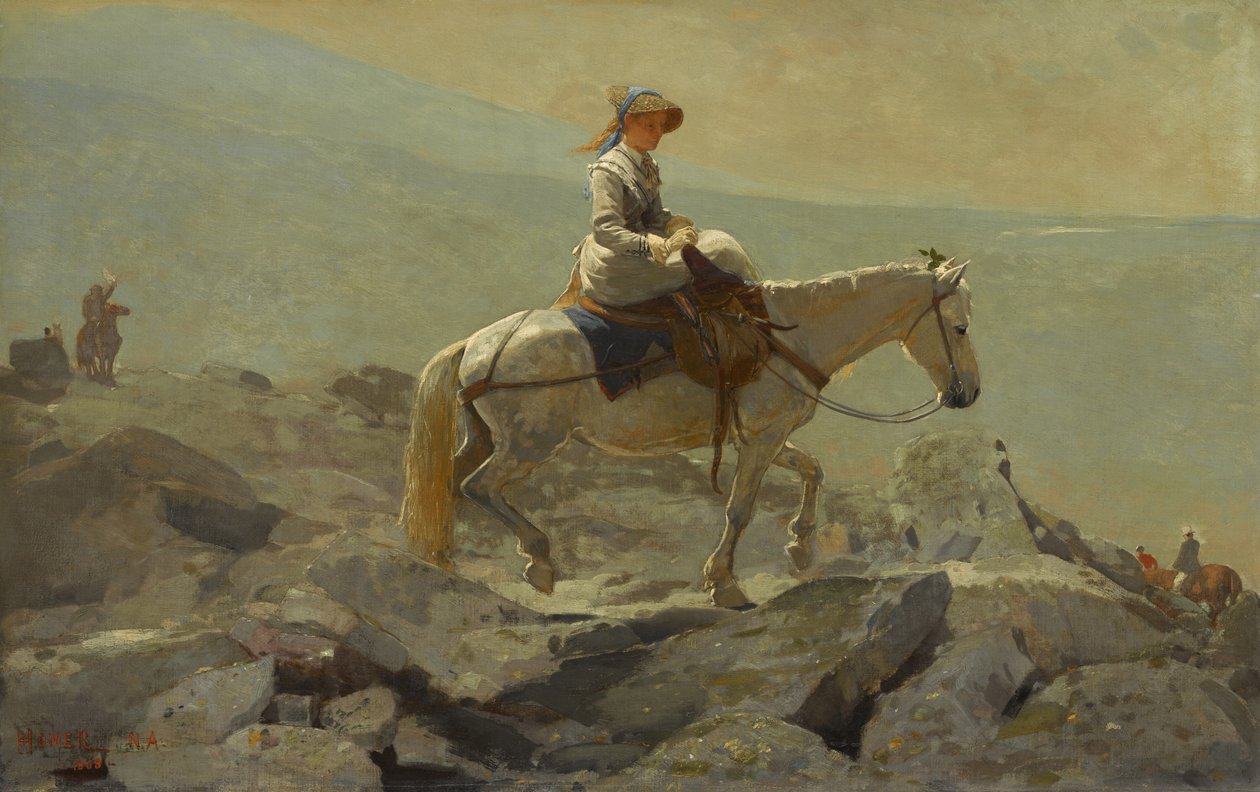 The Bridle Path, White Mountains, 1868 af Winslow Homer