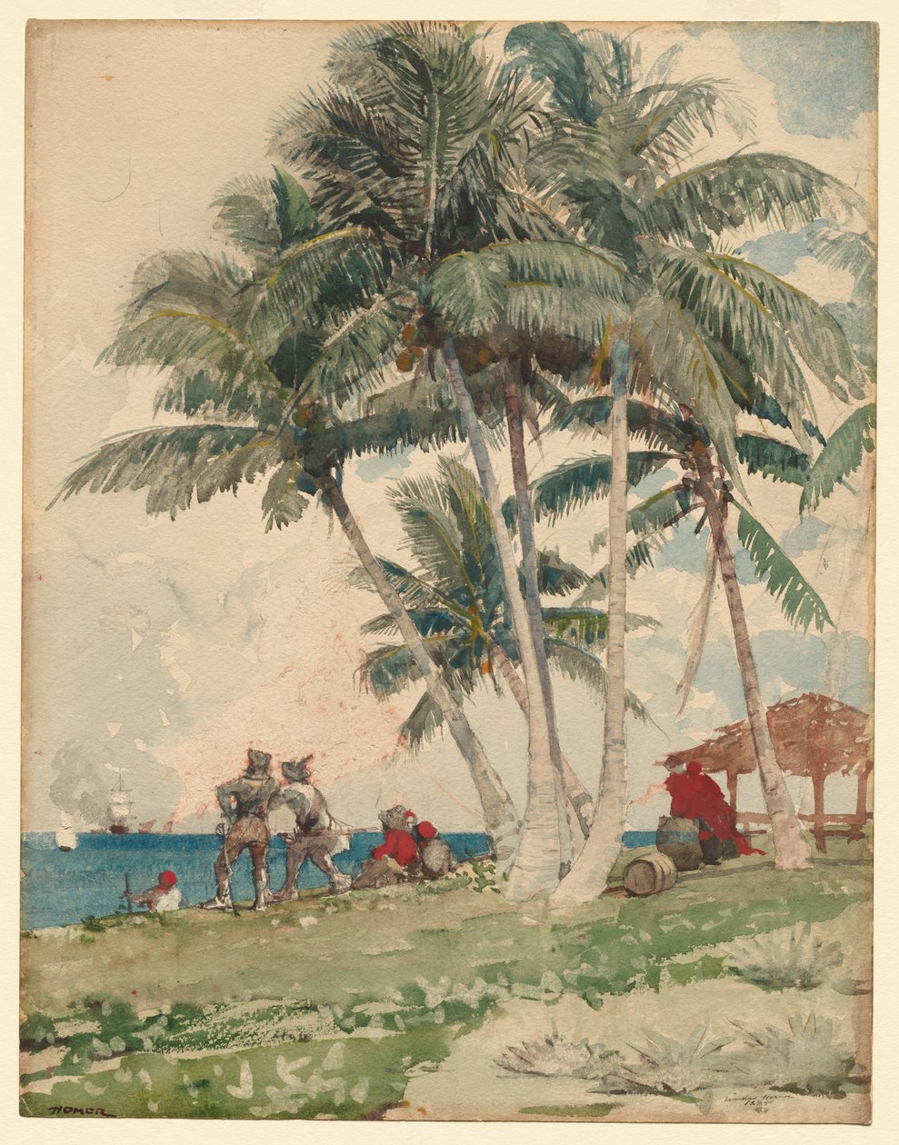 The Buccaneers, 1885. af Winslow Homer