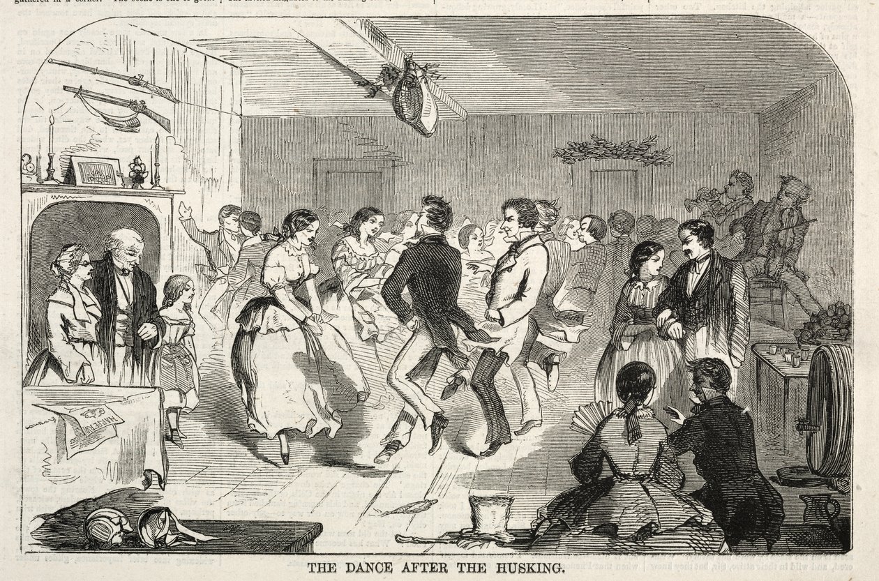Dansen efter afhøstningen af Winslow Homer
