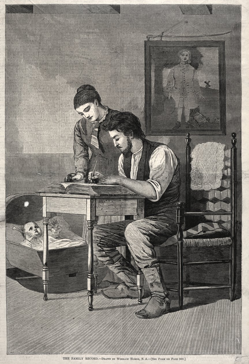 Familieoptegnelsen af Winslow Homer