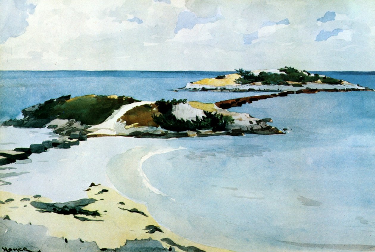 Favoritten, 1899-1901 (wc og blyant på papir) af Winslow Homer