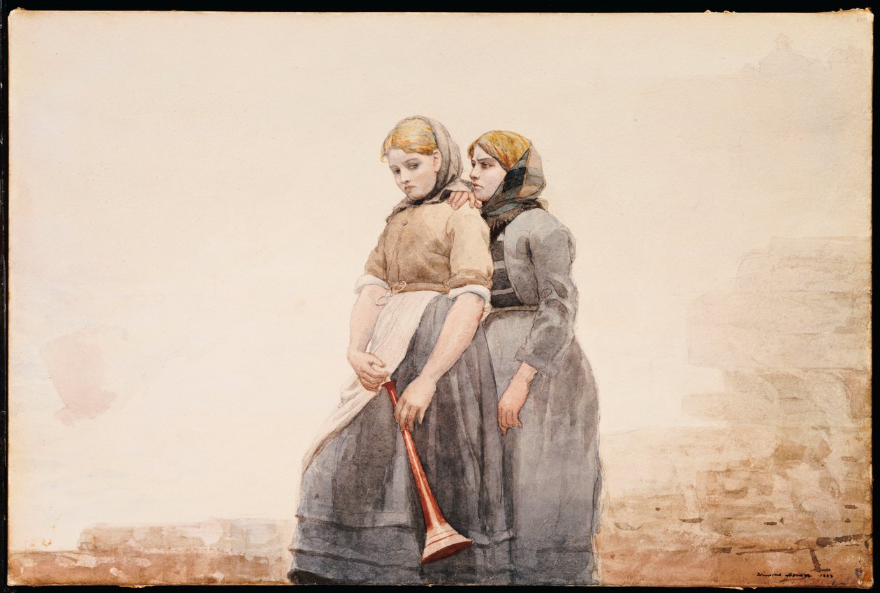 Tågehornet, 1883 af Winslow Homer