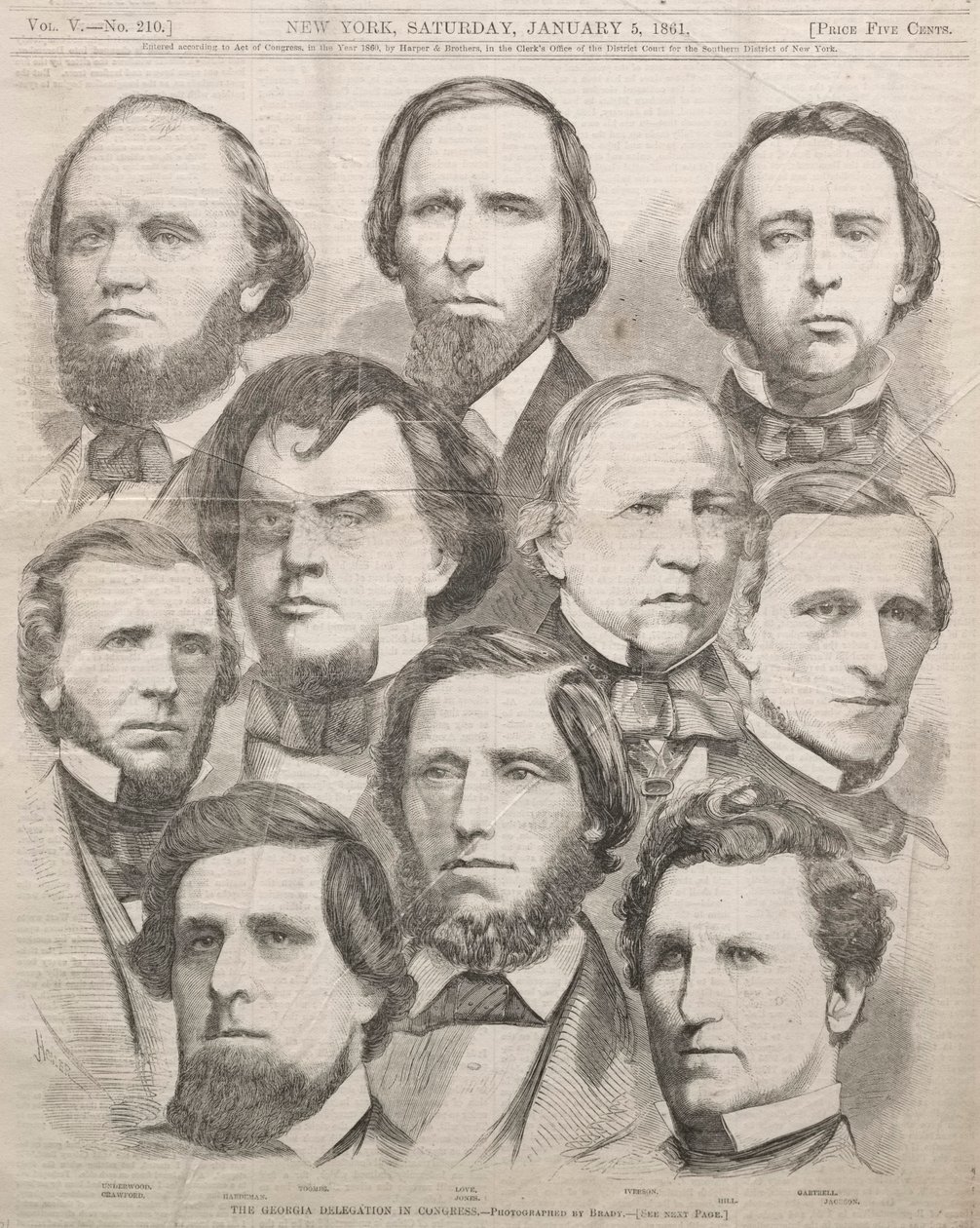 Georgias delegation i Kongressen af Winslow Homer