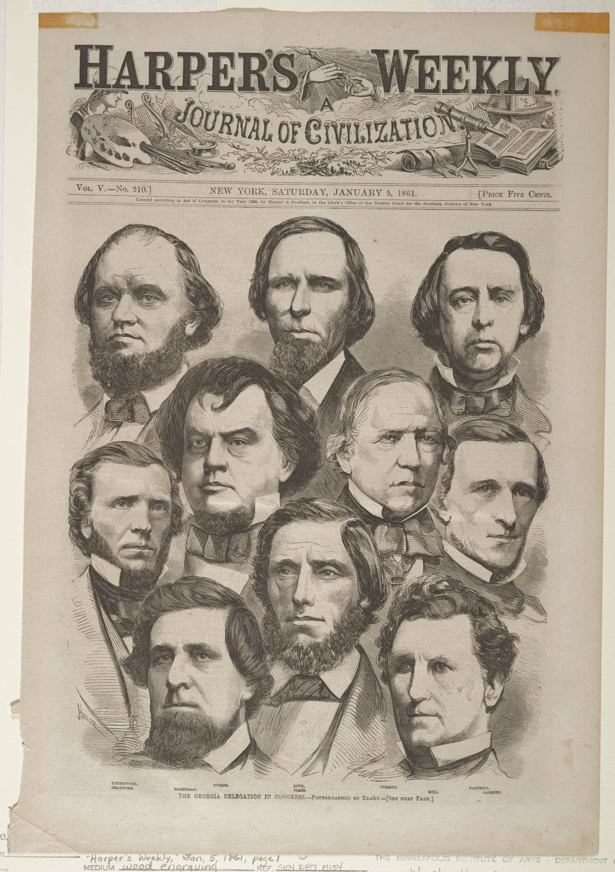 Georgias delegation i Kongressen af Winslow Homer