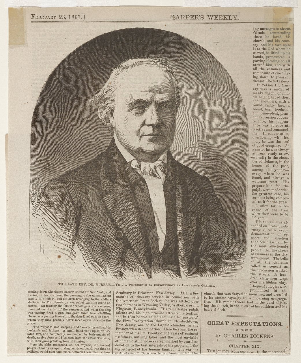 Den afdøde pastor dr. Murray af Winslow Homer
