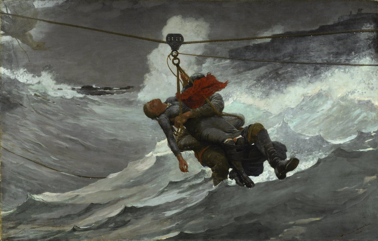 Livlinjen  af Winslow Homer