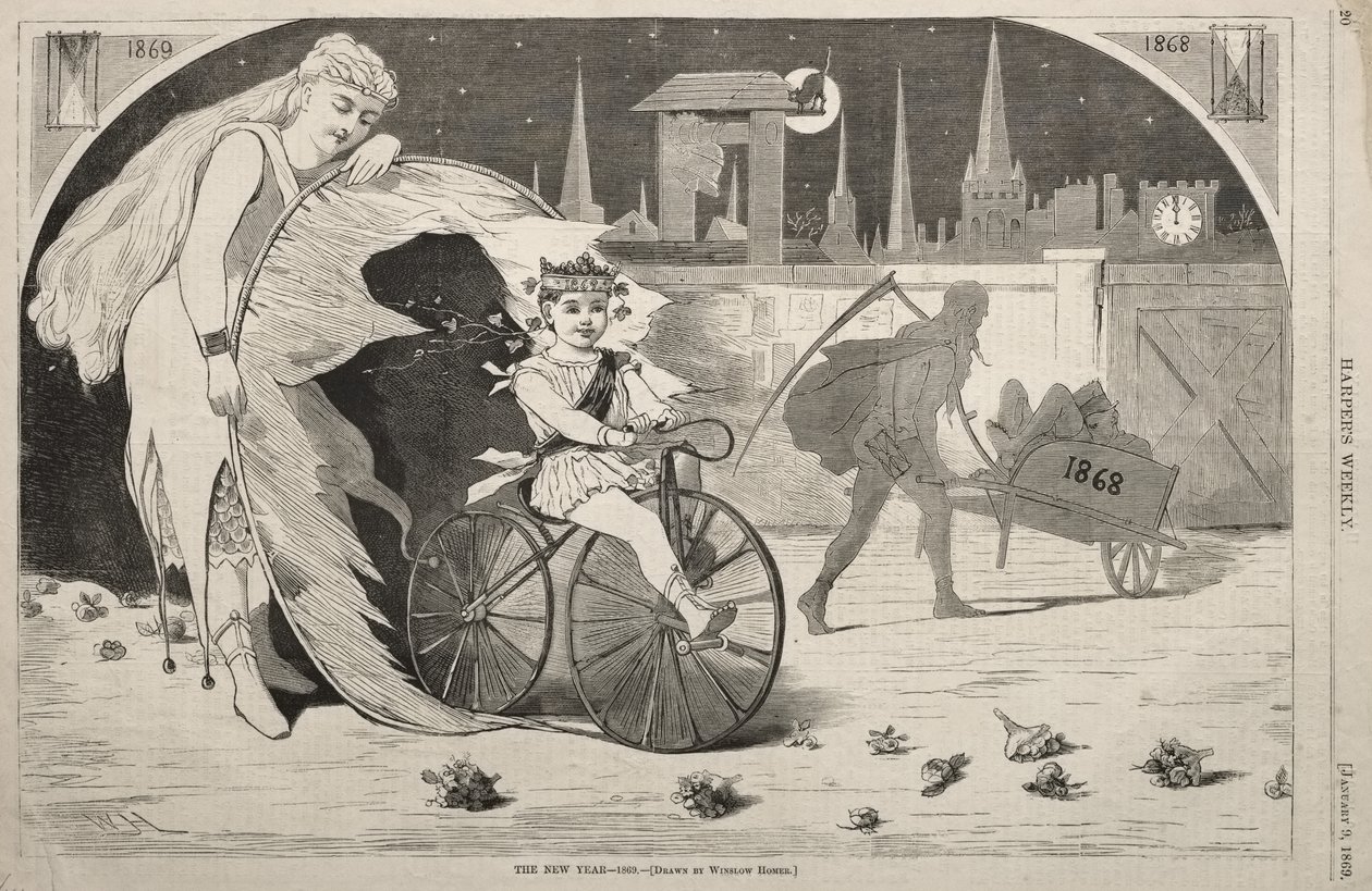 Det nye år - 1869 af Winslow Homer