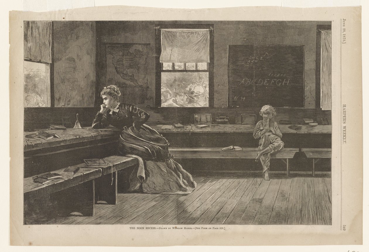 Frokostpausen af Winslow Homer