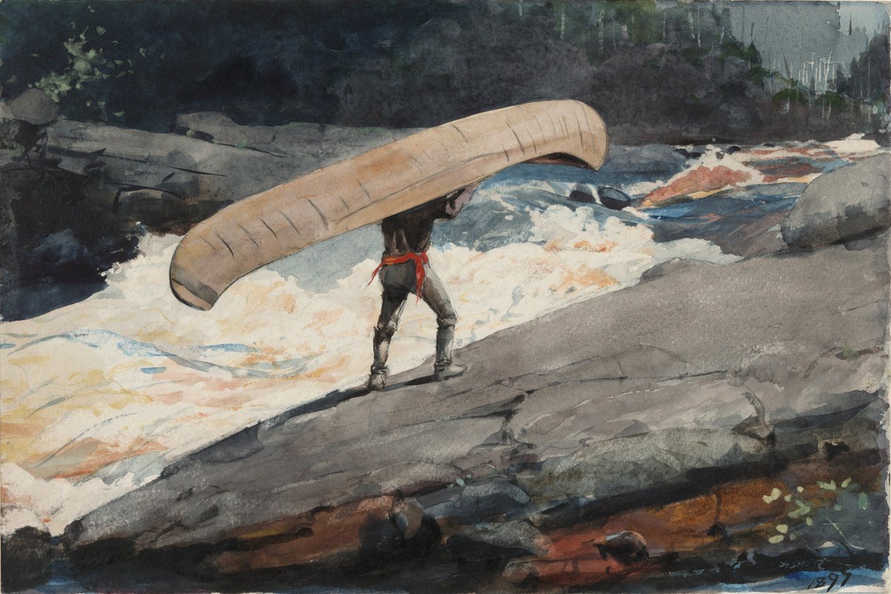 Portagen af Winslow Homer