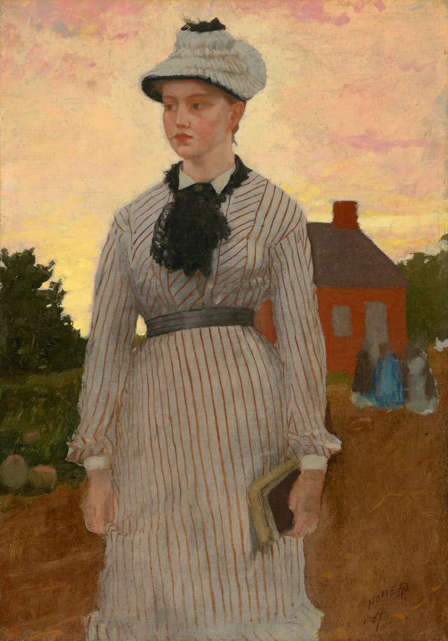 Det Røde Skolehus af Winslow Homer