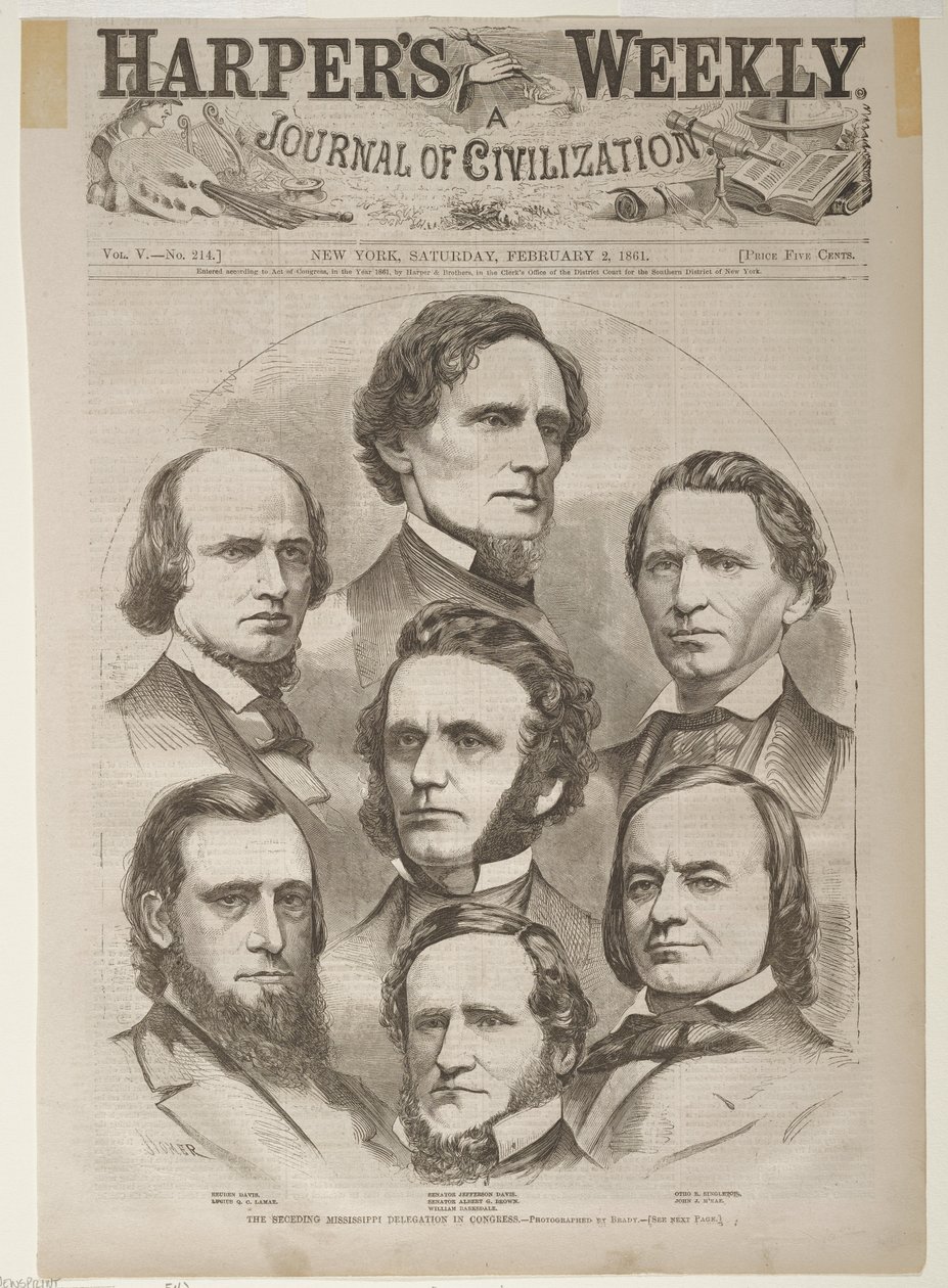 Den udtrædende Mississippi-delegation i Kongressen af Winslow Homer