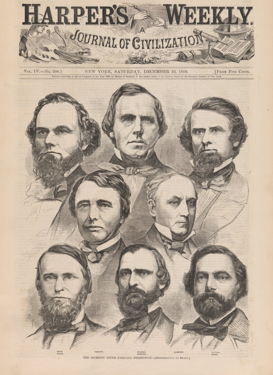 Delegationen fra den udtrådte delstat South Carolina af Winslow Homer