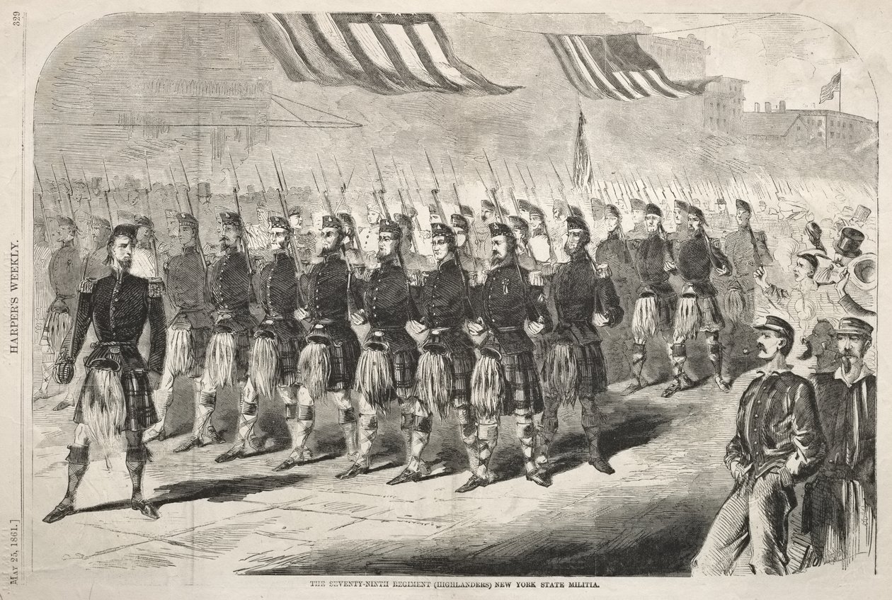 Det 79. regiment (Highlanders) i New York-statens milits af Winslow Homer