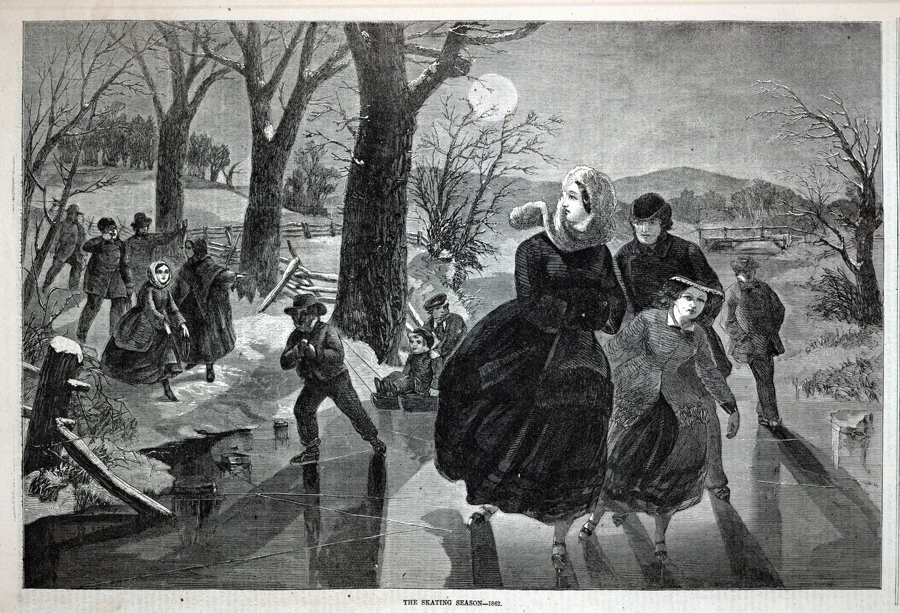 The Skating Season--1862, fra Harper