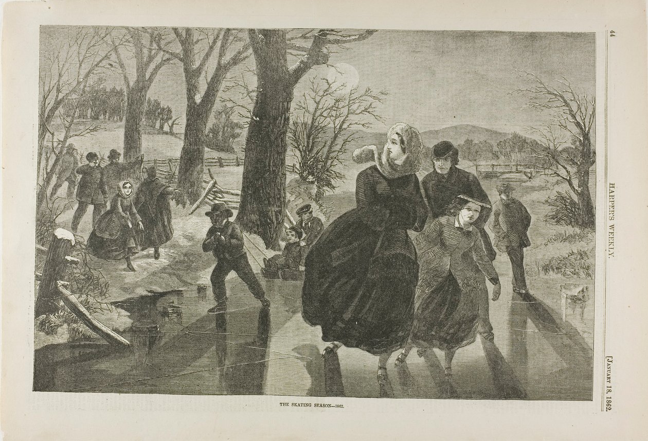 Sæsonen for skøjteløb af Winslow Homer