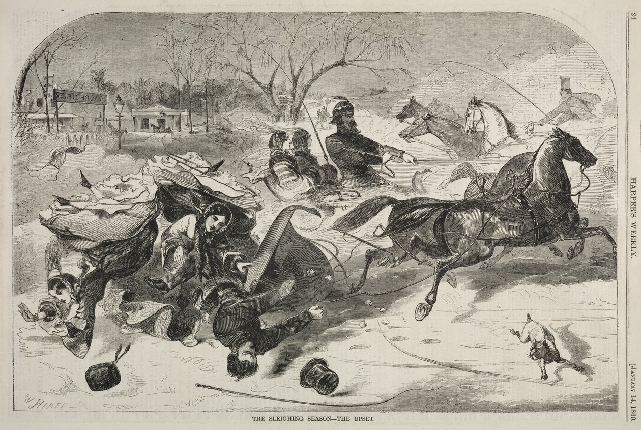 Slædesæsonen – Overraskelsen af Winslow Homer