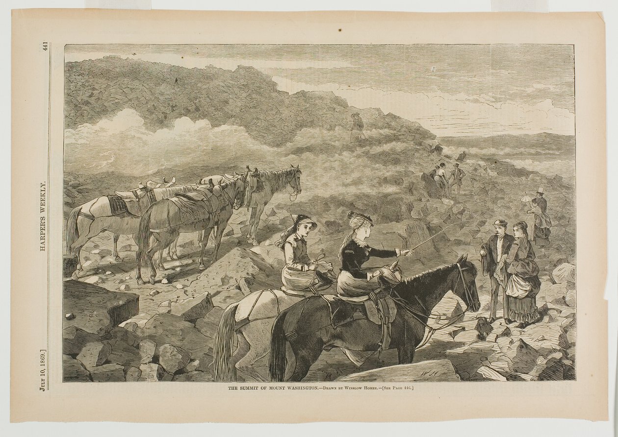 Toppen af Mount Washington af Winslow Homer