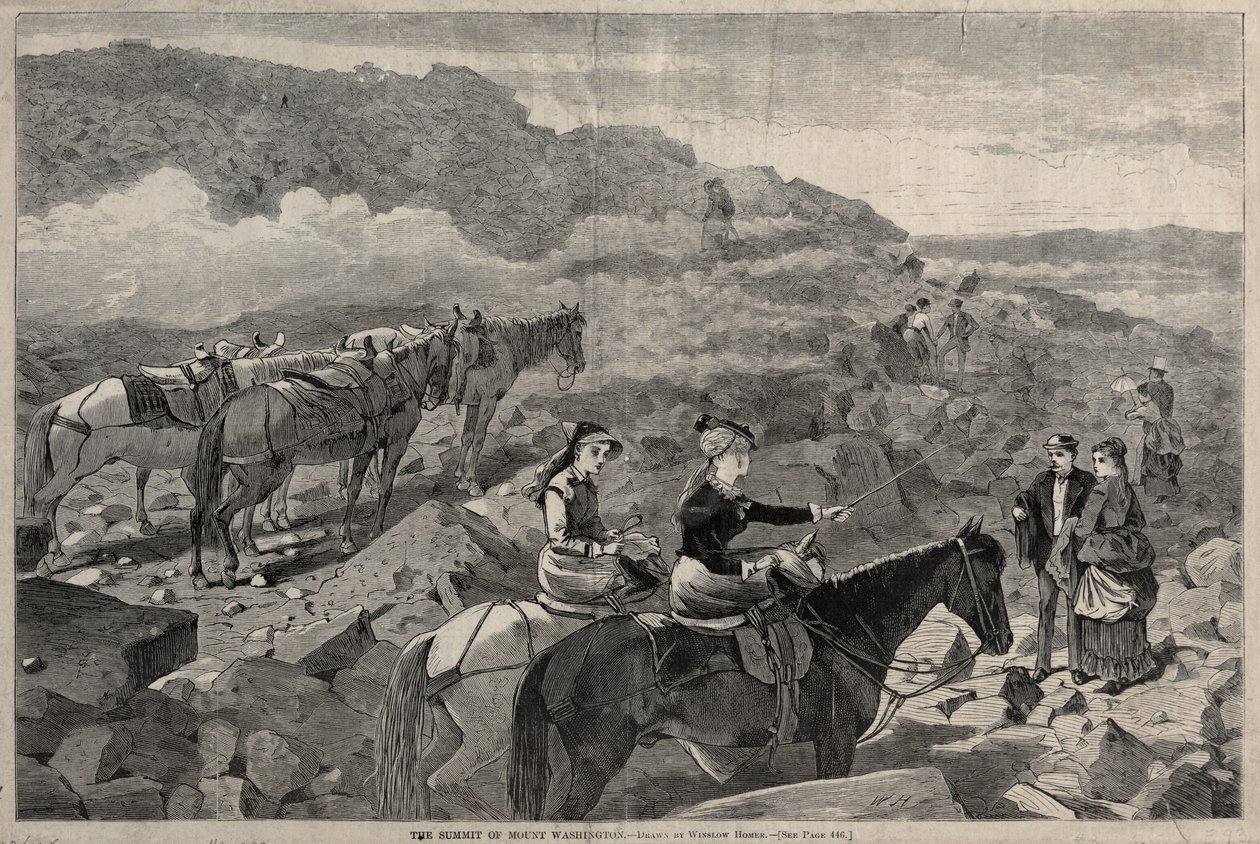 Topmødet på Mount Washington, 1869. af Winslow Homer