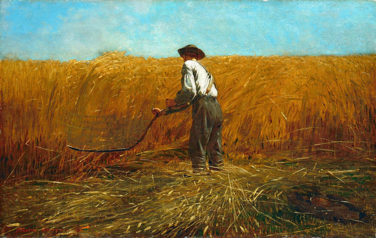 Veteranen på et nyt felt, 1865. af Winslow Homer