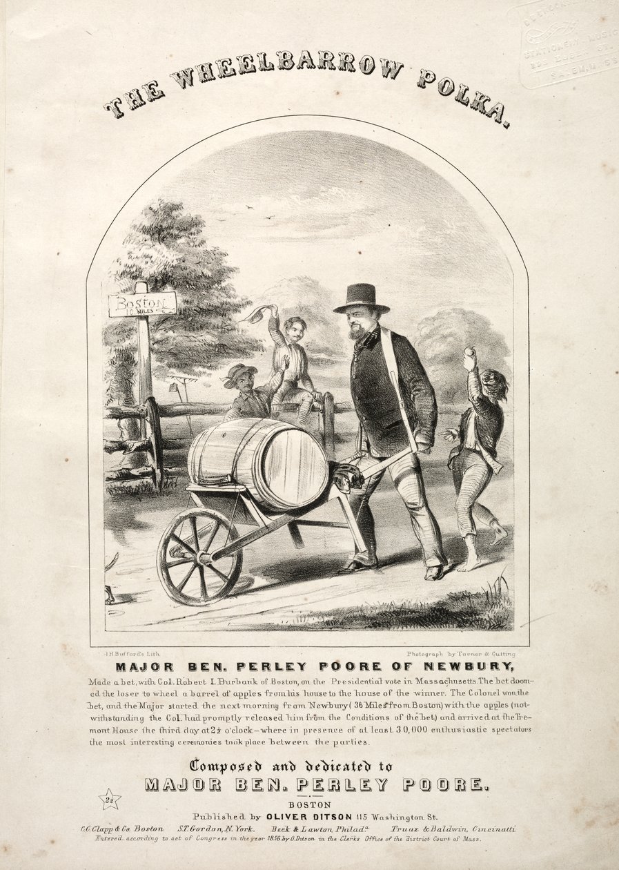 The Wheelbarrow Polka – Nodebladets forside af Winslow Homer