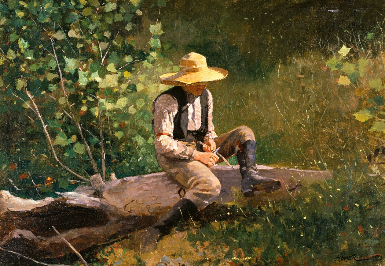 Den snittede dreng af Winslow Homer