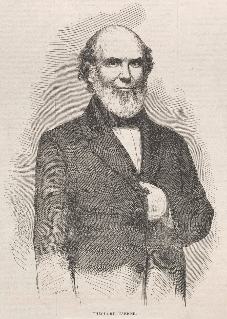 Theodore Parker, 1858. af Winslow Homer