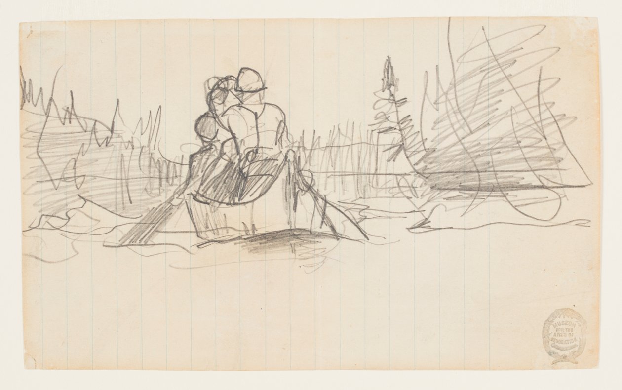 To mænd i en kano af Winslow Homer
