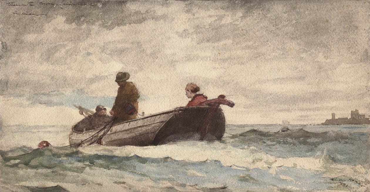Tynemouth Priory, England, 1881 af Winslow Homer