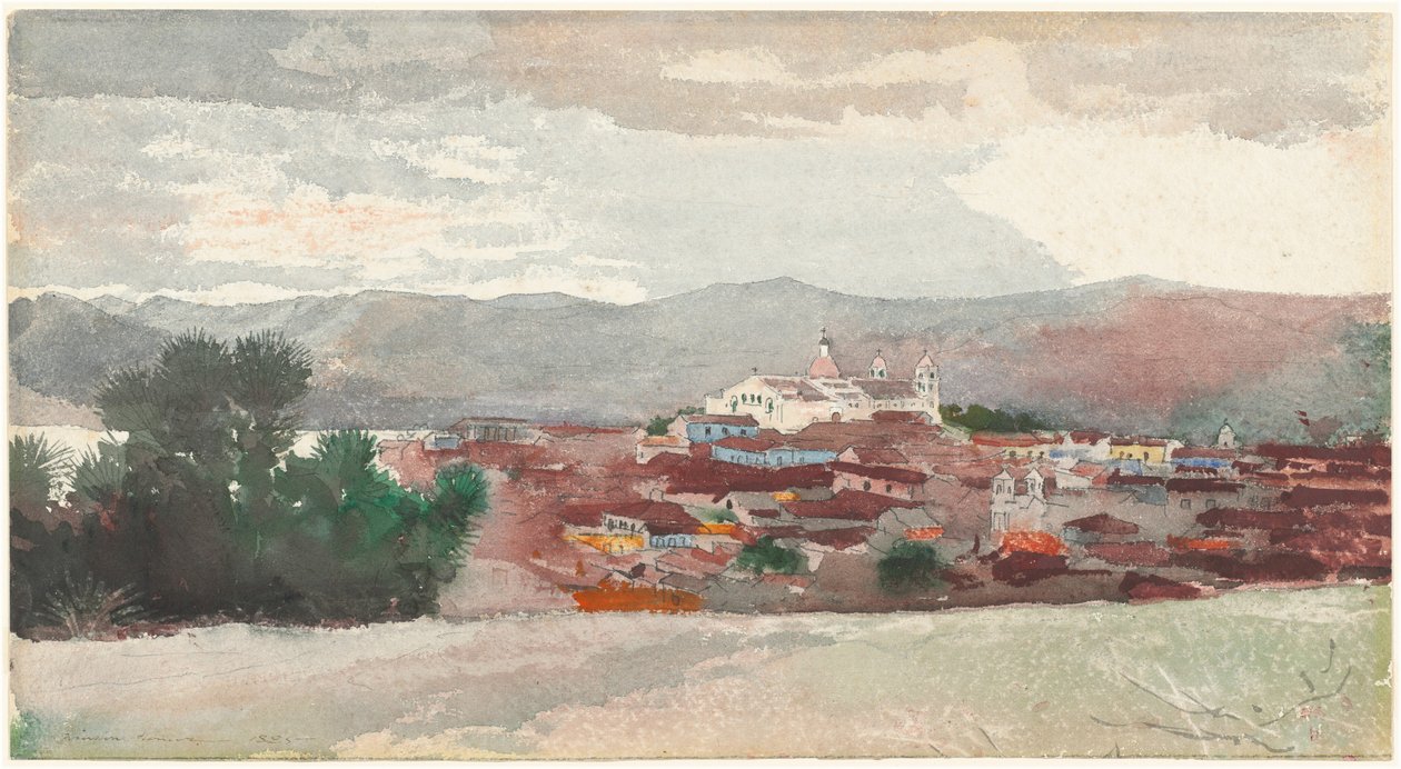 Udsigt over Santiago de Cuba af Winslow Homer