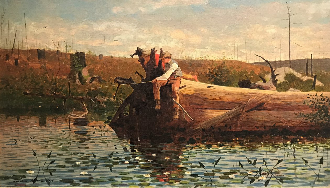 Venter på en bid af Winslow Homer