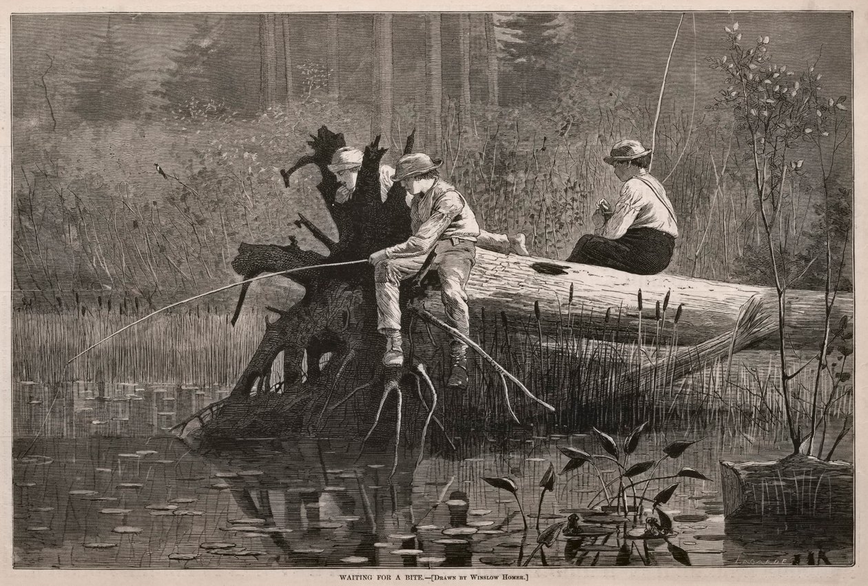 Venter på en bid af Winslow Homer