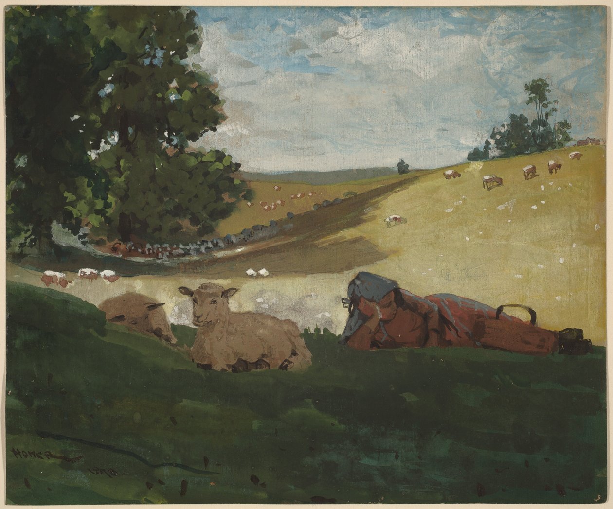 Varm eftermiddag af Winslow Homer