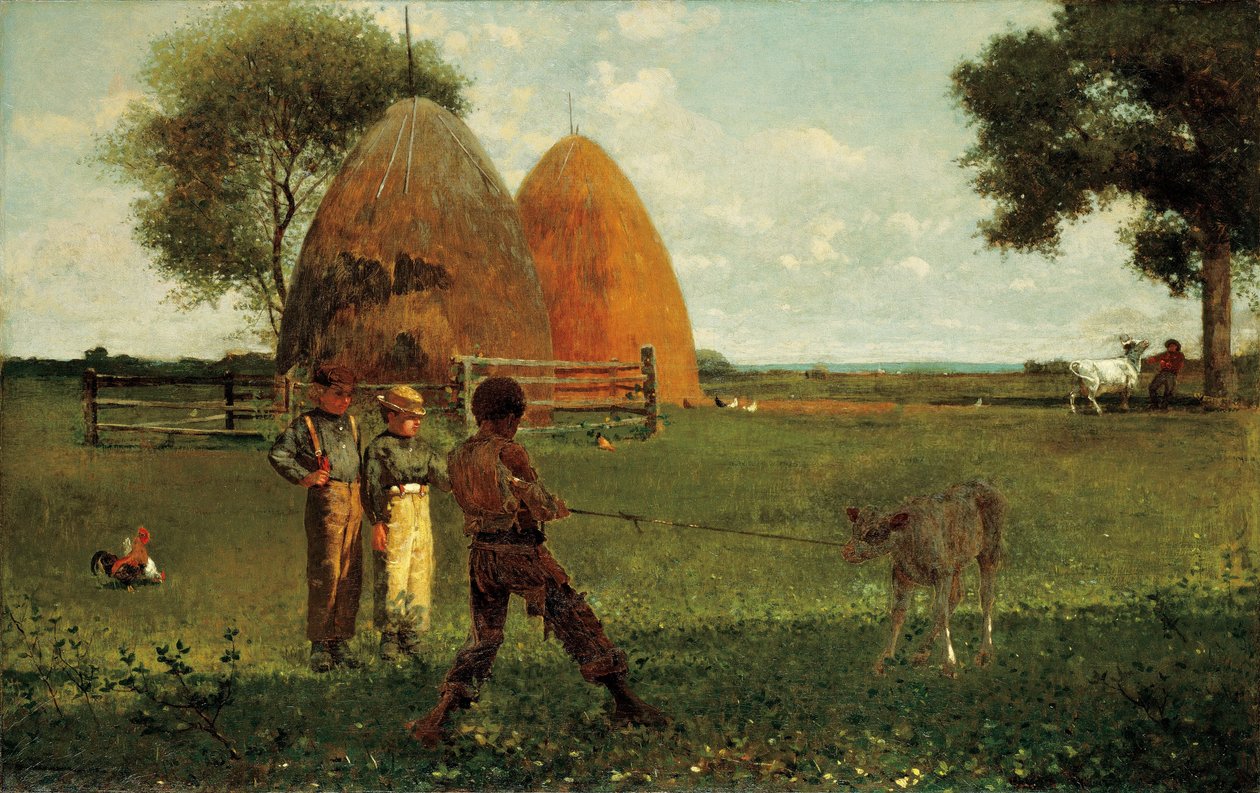 Afvænning af kalven af Winslow Homer