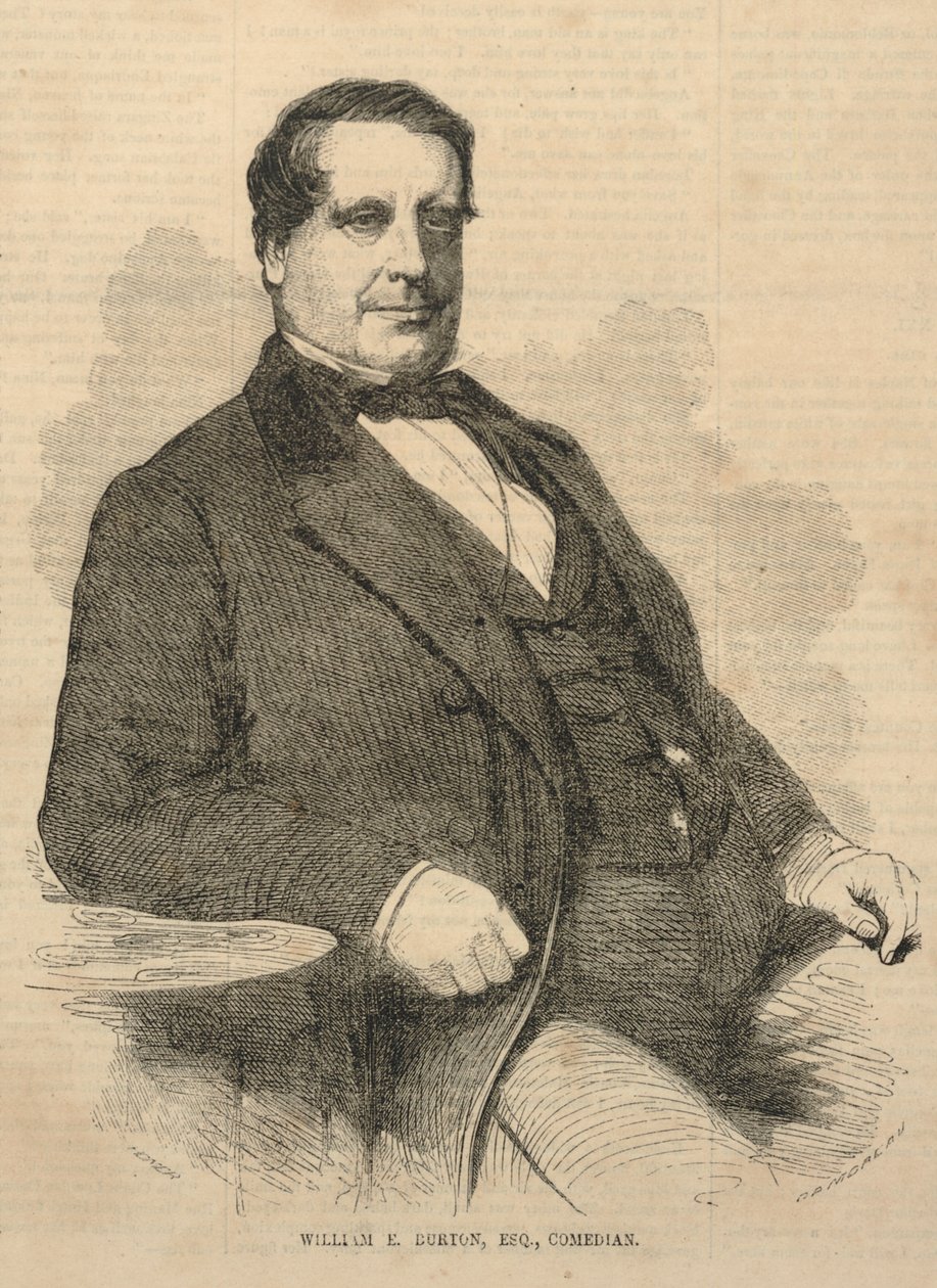 William E. Burton, komiker, fra Ballou