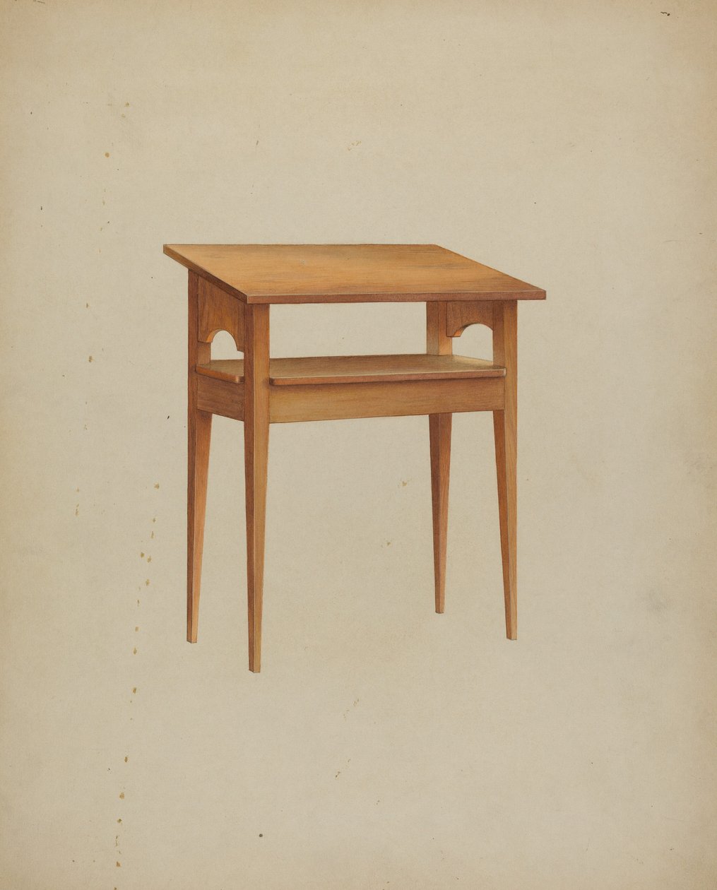 Shaker spisebord, ca. 1937. af Winslow Rich