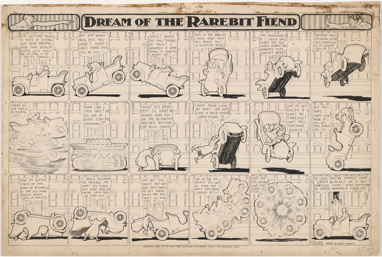 Drøm om den sjældne djævel: Bucking Automobile af Winsor McCay