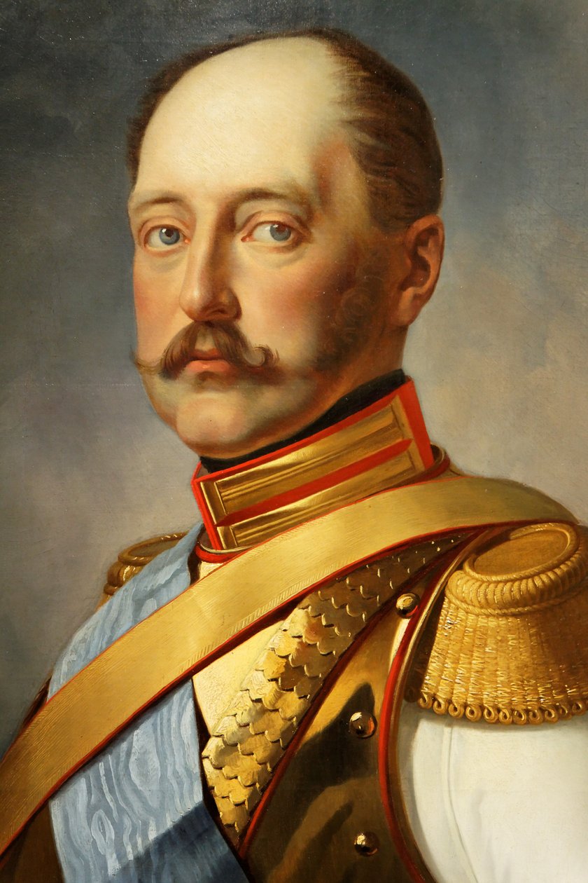 Portræt af Nicolas 1st (detalje) af Wladimir Swertschkoff