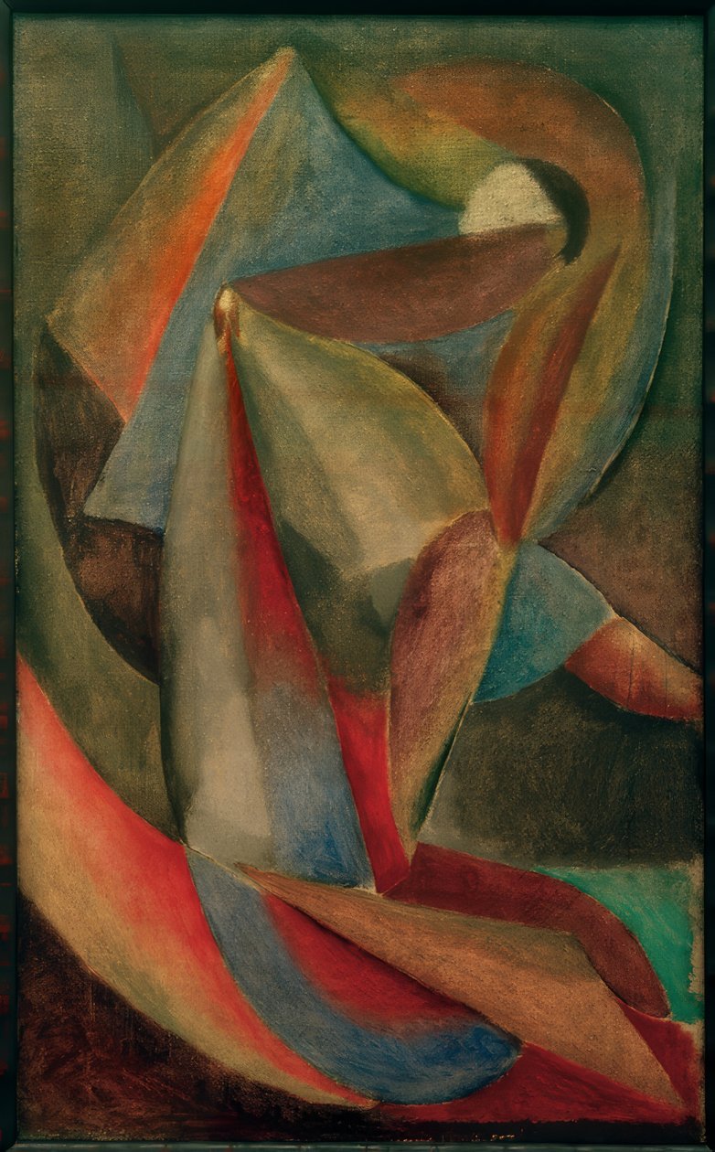 Wladimir Burljuk, Danseren / maleriet, omkring 1910 af Wladimir Burljuk