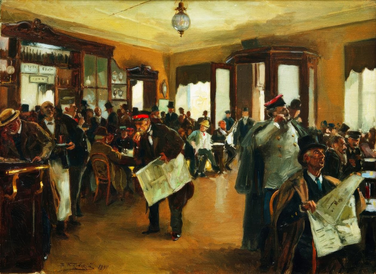 Jeg er Cafe Dominique af Wladimir Jegorowitsch Makowski