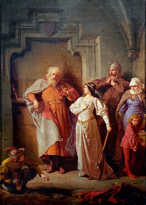 Krolowa Jadwiga og Dymitr z Goraja Dronning Jadwiga og Dymitr af Goraj af Wojciech Gerson