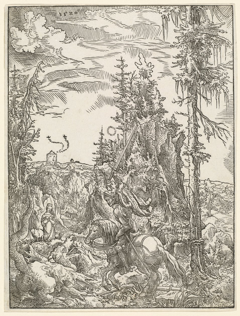 Saint George dræber dragen af Wolf Huber