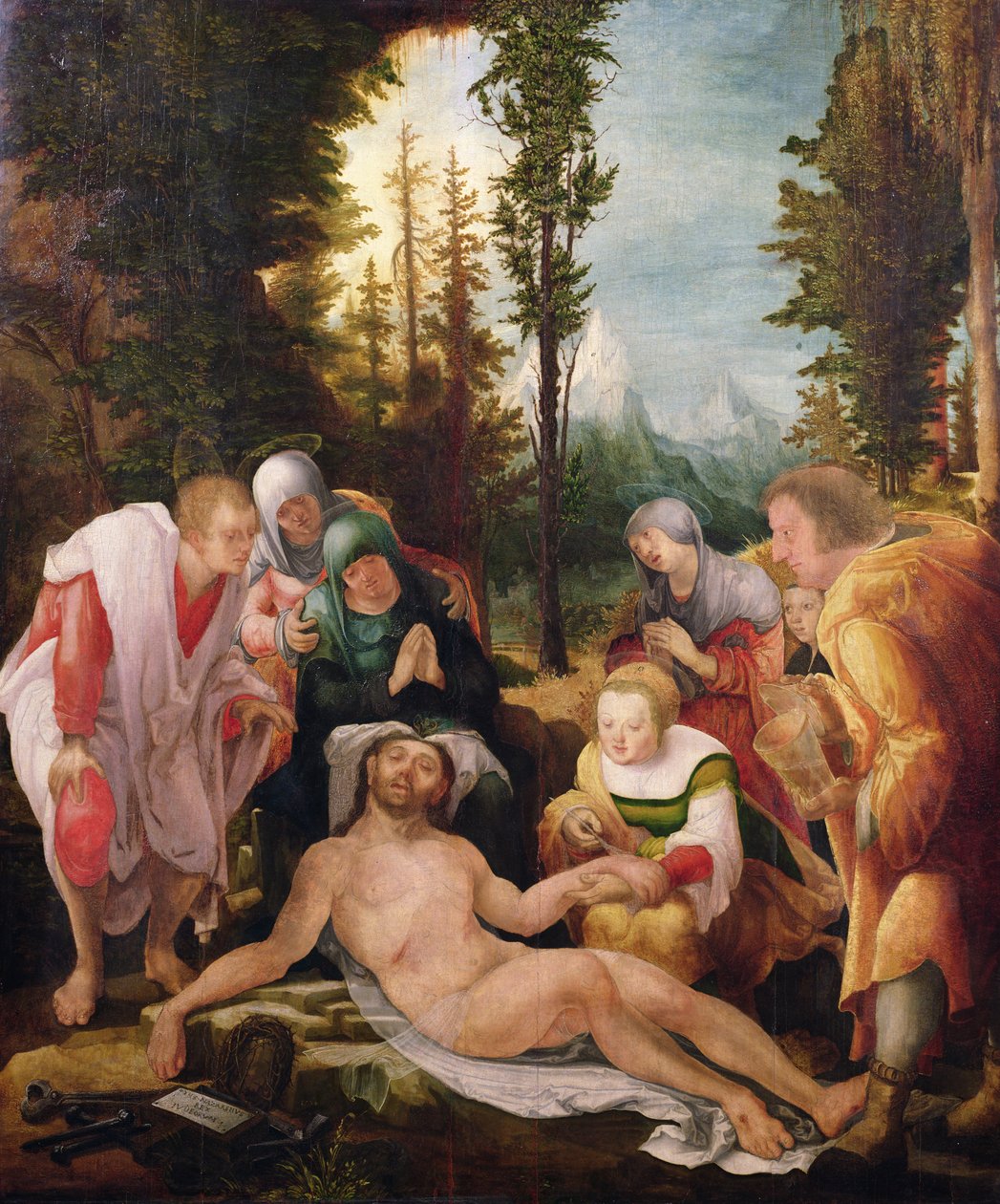 Klagesangen, 1524 af Wolf Huber