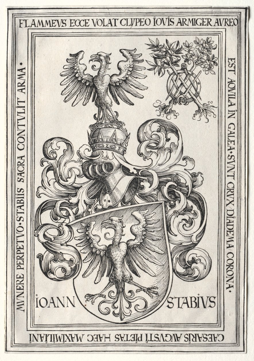 Johann Stabius våbenskjold af Wolf Traut