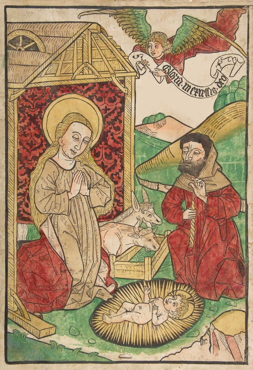 Fødselen, ca. 1470. af Wolfgang