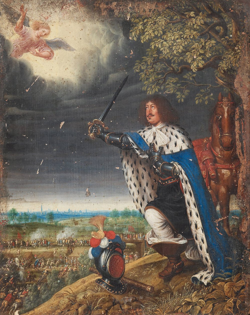 Frederik III af Danmark - Frederik III af Danmark i slaget ved Nyborg i november af Wolfgang Heimbach